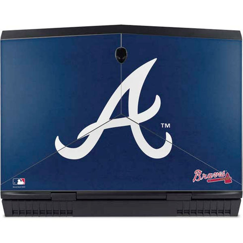 MLB Atlanta Braves - Solid Distressed Dell Alienware Skin